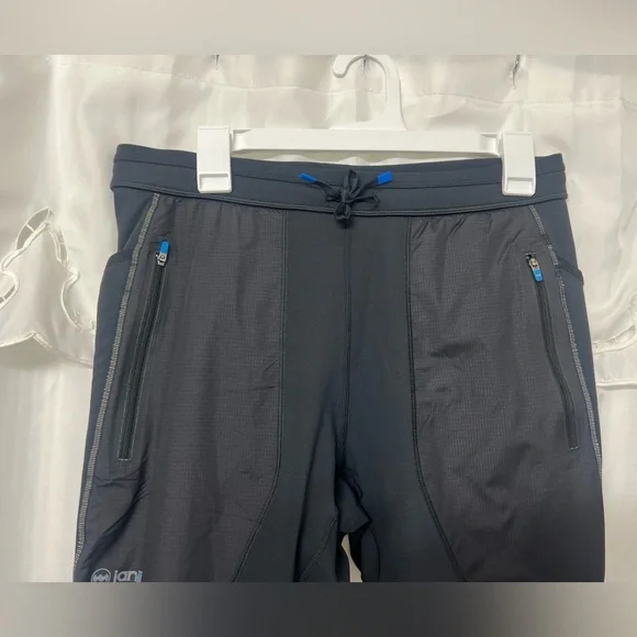 Janji Boreal Fleece Running Tights Men’s Large Black Thermal Trail Zip Pocket - Picture 7 of 13